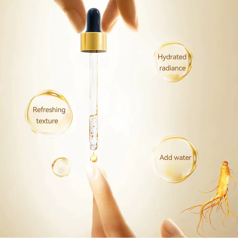 AuraLab 100ml 24K gold hyaluronic acid face serum with niacinamide for anti-aging, skin lifting, collagen, and whitening benefits.
