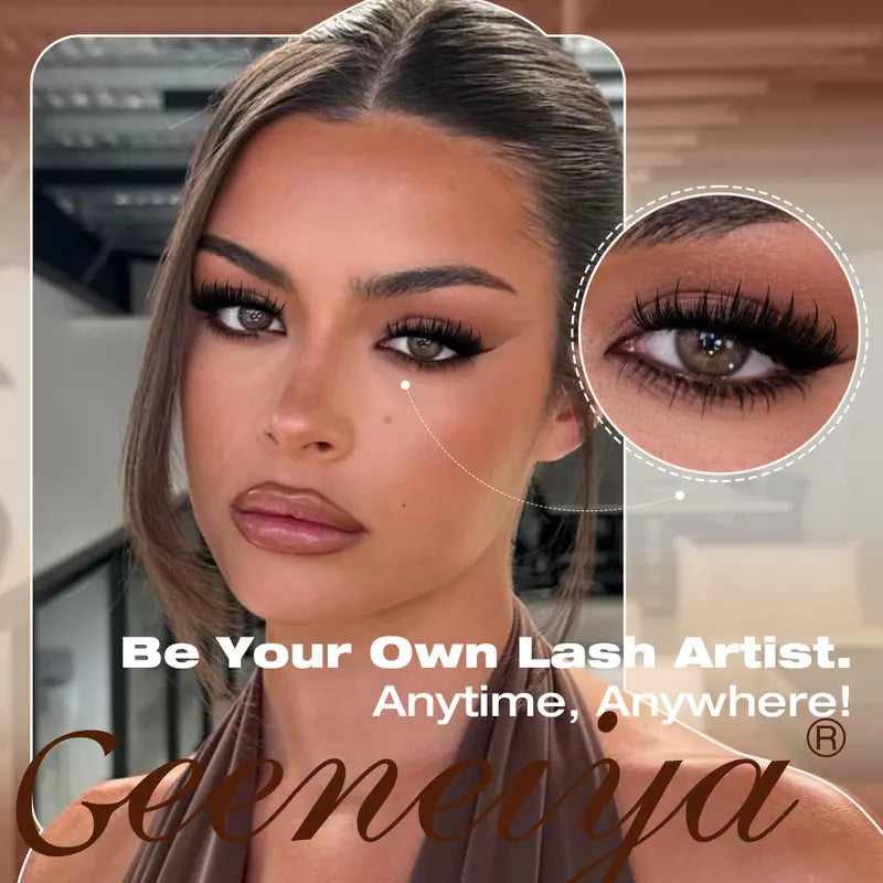 Geeneiya Anime Meet Volume Lash Clusters Kit with Bottom Lashes |Volume Lashes |Spike Lashes | with Waterproof Lash Bond and Seal, Tweezers,Diy Lash Clusters Kit D Curvature #Sohochic