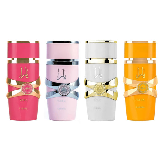 Yara Fragrance Set (3.4 Fl Oz, Pack of 4)