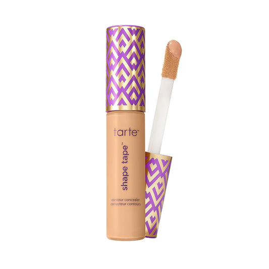 AuraLab Tarte Shape Tape Concealer in soft matte finish, brightening under-eye and face makeup, full coverage, longwear, vegan cruelty-free