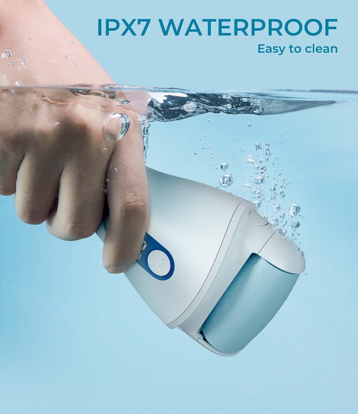 Rechargeable Waterproof Foot Callus Remover and Pedicure Tool