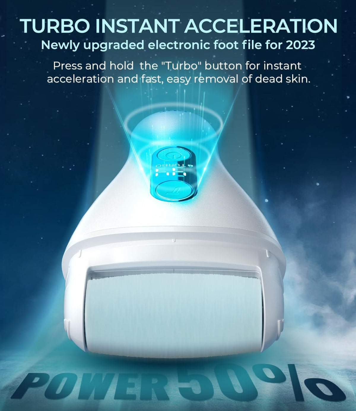 Rechargeable Waterproof Foot Callus Remover and Pedicure Tool