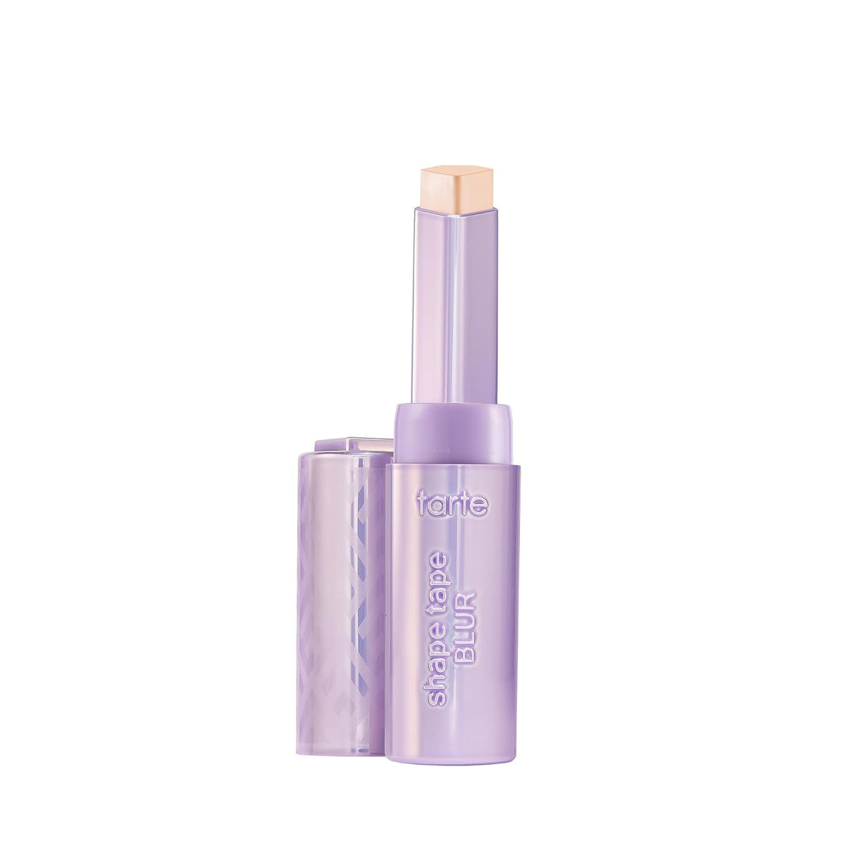 AuraLab Tarte Shape Tape Blur Concealer Stick with diamond-shaped tip for full coverage and crease-proof eye lift.