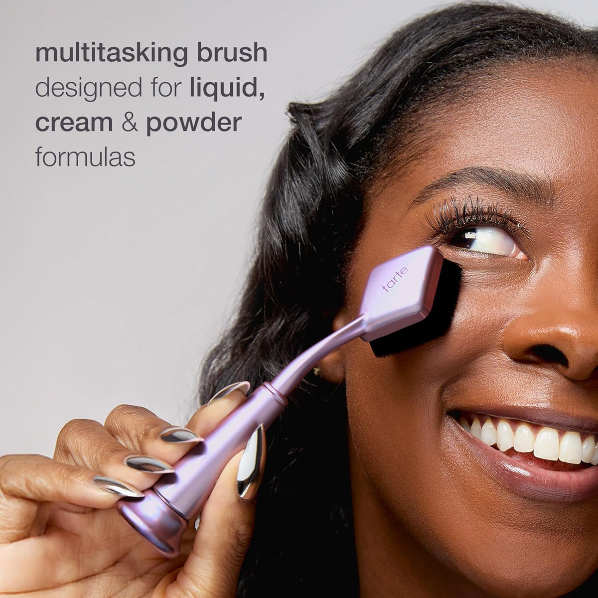 AuraLab Shape Tape Blur Concealer Stick with brush for seamless coverage of dark circles and discoloration, vegan and cruelty-free.