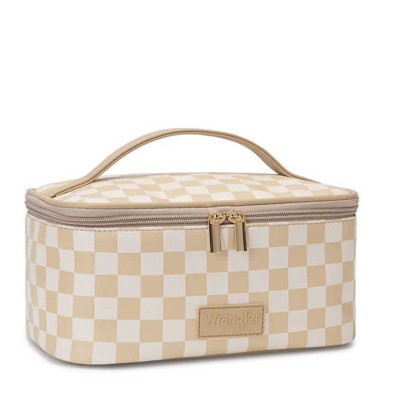 Wrangler Travel Makeup Bag 2Pcs Set Large Cosmetic Bag
