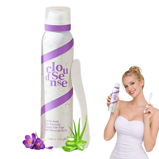 AuraLab 2026 Upgraded Hair Removal Spray for smooth, pain-free bikini hair removal, suitable for all skin types, women and men.