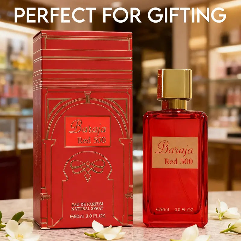 Baraja Red 500 Eau De Parfum Natural Spray Perfume for Women 90Ml/3.0Fl.Oz. by Mys Scents