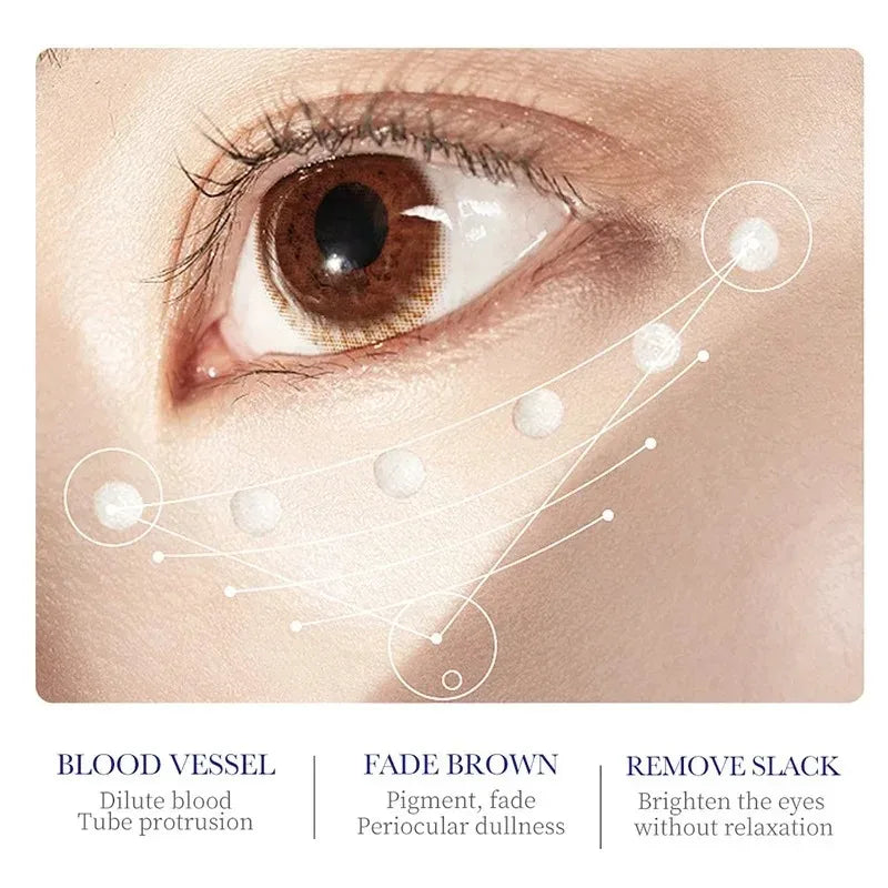 AuraLab SADOER collagen eye cream for dark circles and eye bags, moisturizing and firming skincare for bright, healthy eyes.