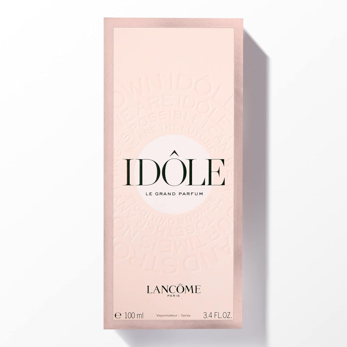 Lancôme Idôle Eau De Parfum for women, 3.4 oz, featuring a sleek bottle with a floral and fresh fragrance design.