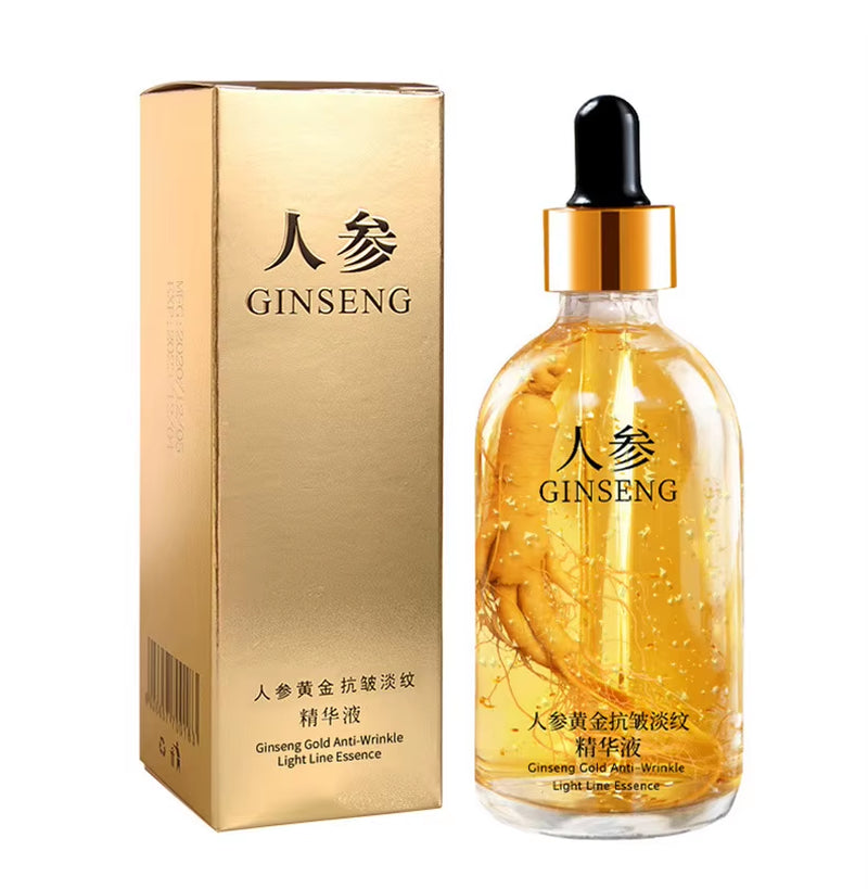 AuraLab 100ml 24K gold hyaluronic acid face serum with collagen, niacinamide, and whitening ingredients for anti-aging and skin lifting