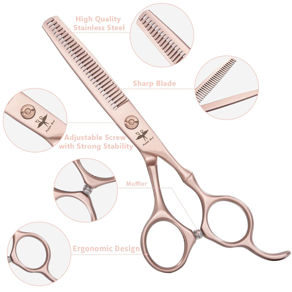 Professional Hair Cutting Scissors Kit by