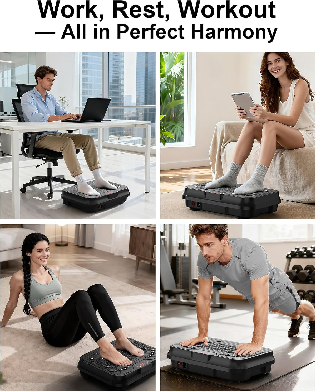 Vibration Plate Exercise Machine for Enhanced Lymphatic Drainage and Weight Management
