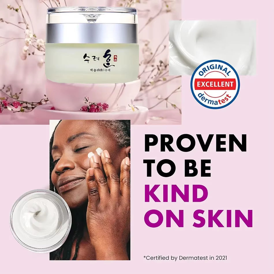 AuraLab collagen face cream jar showing fresh textured moisturizer for nourishing, plumping, and youthful-looking skin.