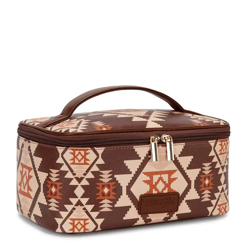 Wrangler Travel Makeup Bag 2Pcs Set Large Cosmetic Bag