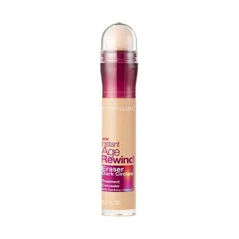 AuraLab Instant Age Rewind Eraser Dark Circles Concealer in Light, 0.2 oz, pack of 6, showing the concealer tubes.