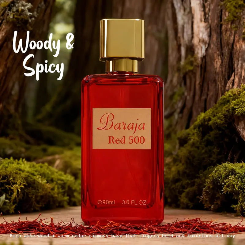 Baraja Red 500 Eau De Parfum Natural Spray Perfume for Women 90Ml/3.0Fl.Oz. by Mys Scents