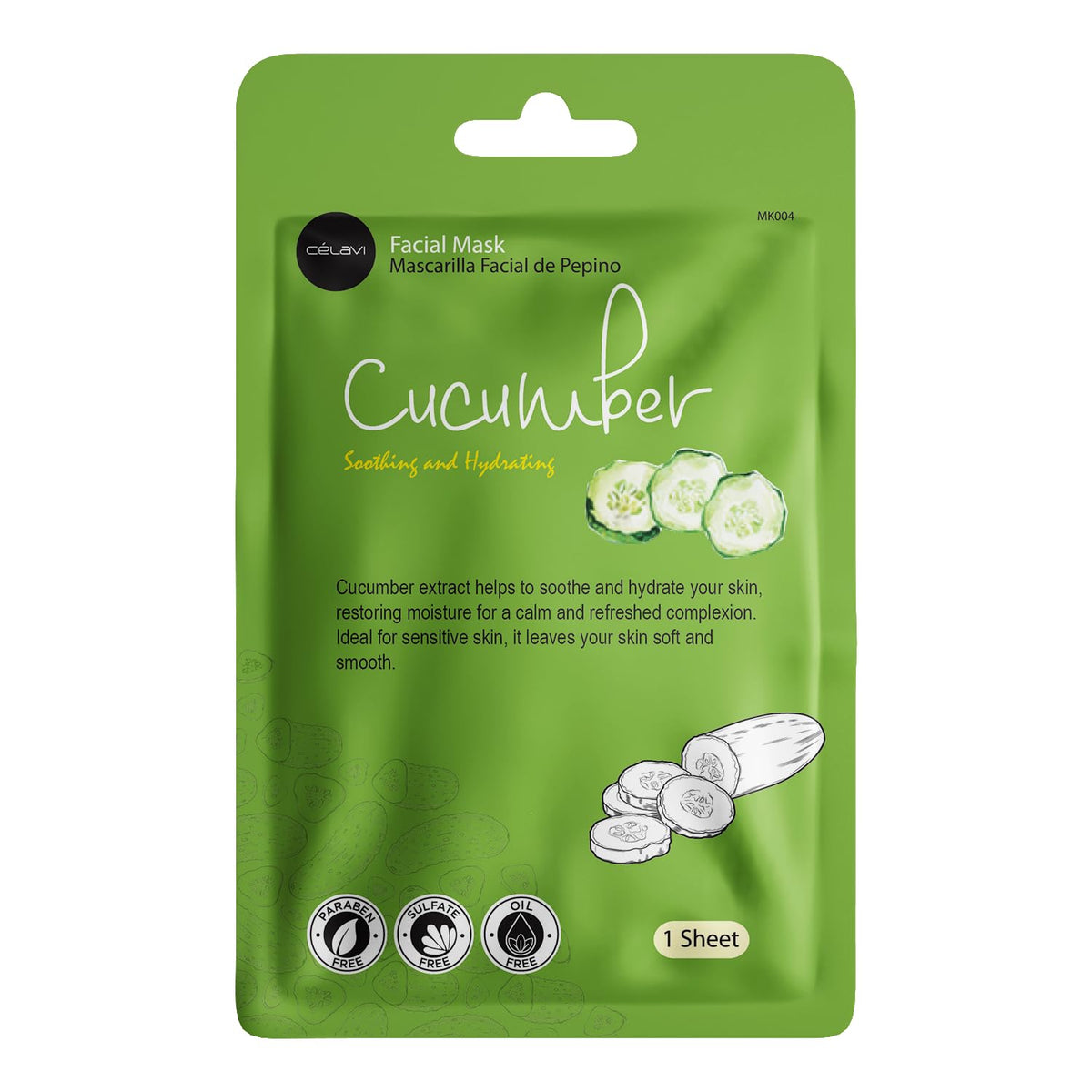 AuraLab Celavi Essence Facial Face Mask set, two moisturizing K-beauty skincare masks for glowing skin, displayed in the image.